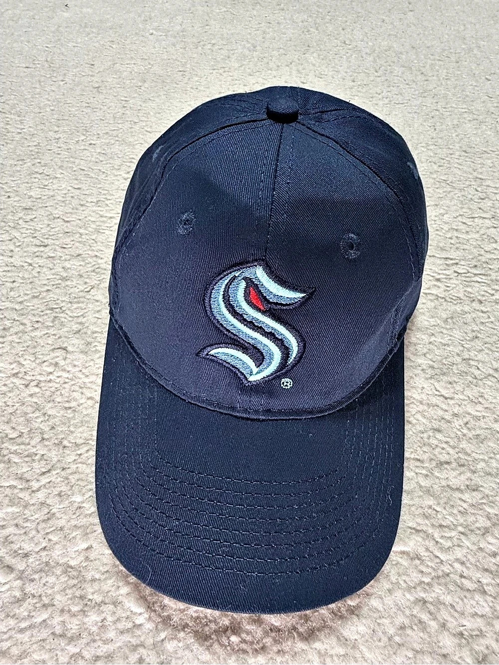 Seattle Kraken Verizon Navy Blue Hat Cap NHL Hockey